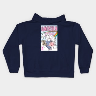 Kam Komcis: Unikorn #1 cover Kids Hoodie